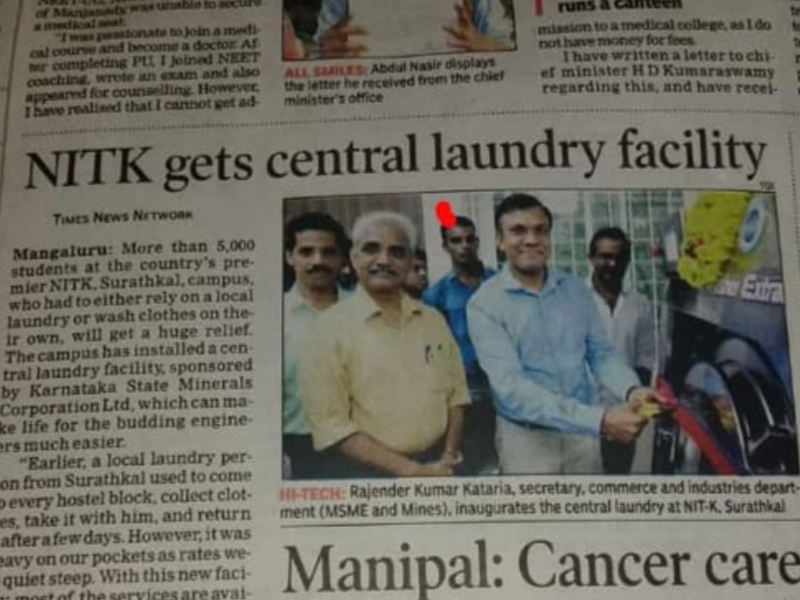 New installation at NITK Surthkal